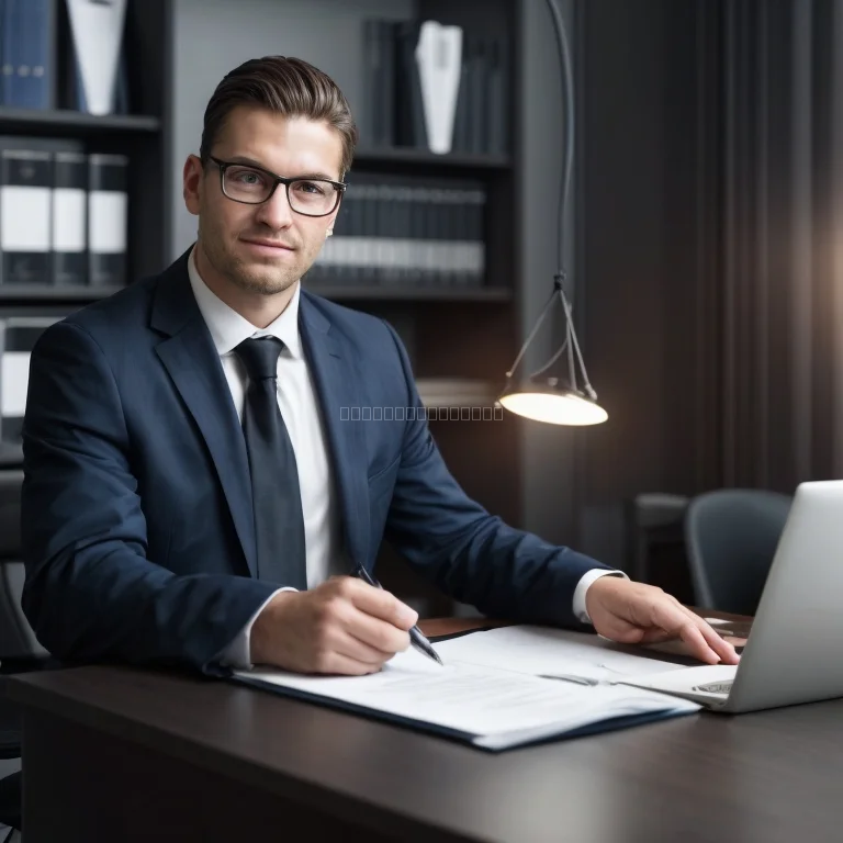 Legal documents and agreements being reviewed