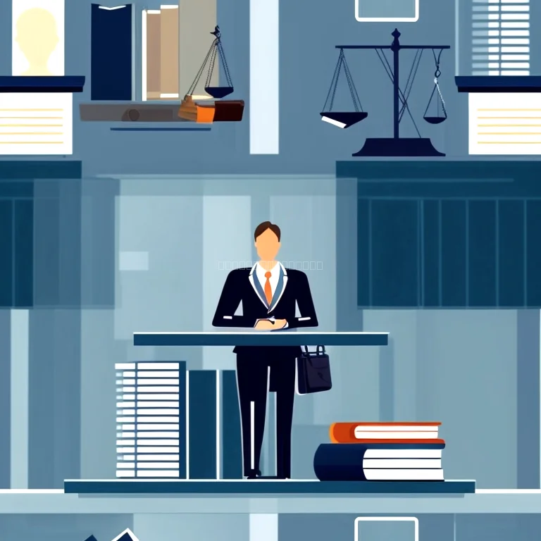 Lawyer discussing corporate strategy with client